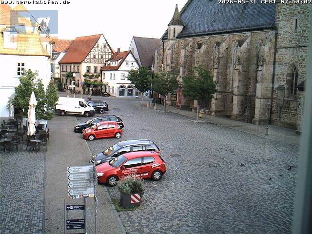 Archiv Foto Webcam Gerolzhofen Marktplatz