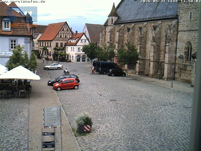 Archiv Foto Webcam Gerolzhofen Marktplatz
