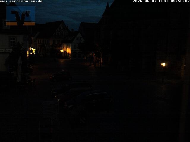 Archiv Foto Webcam Gerolzhofen Marktplatz