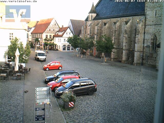 Archiv Foto Webcam Gerolzhofen Marktplatz