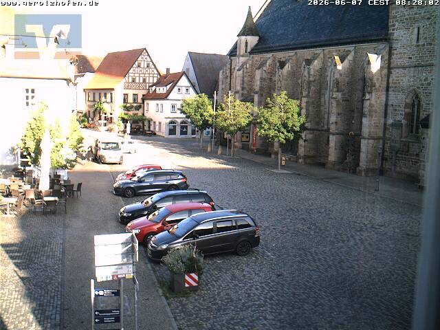 Archiv Foto Webcam Gerolzhofen Marktplatz