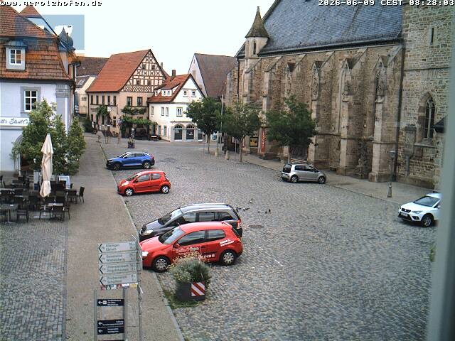 Archiv Foto Webcam Gerolzhofen Marktplatz