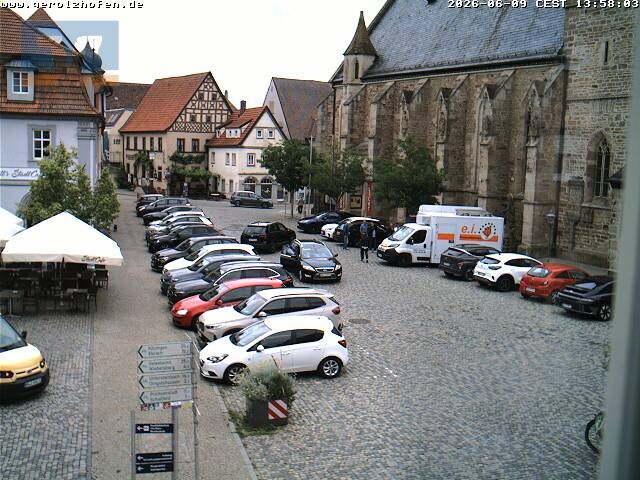 Archiv Foto Webcam Gerolzhofen Marktplatz