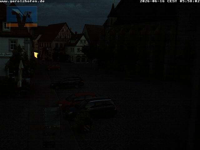 Archiv Foto Webcam Gerolzhofen Marktplatz