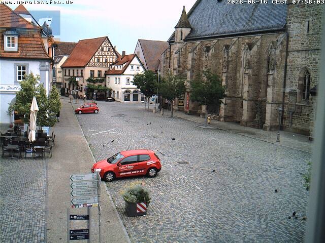 Archiv Foto Webcam Gerolzhofen Marktplatz