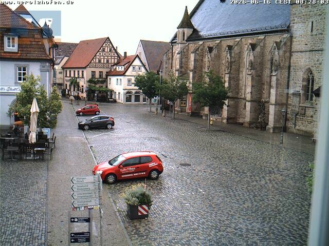 Archiv Foto Webcam Gerolzhofen Marktplatz