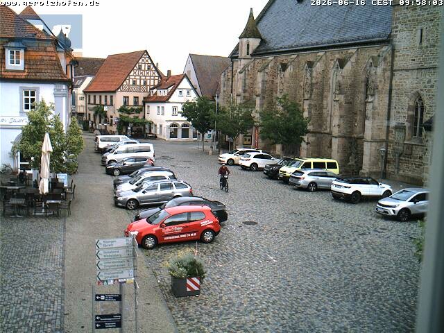 Archiv Foto Webcam Gerolzhofen Marktplatz