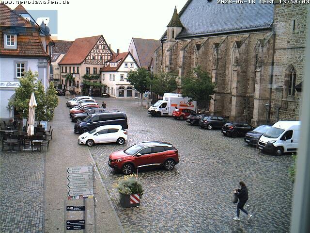 Archiv Foto Webcam Gerolzhofen Marktplatz