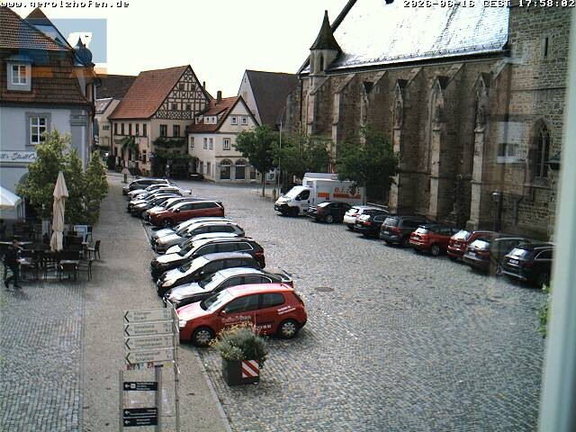 Archiv Foto Webcam Gerolzhofen Marktplatz