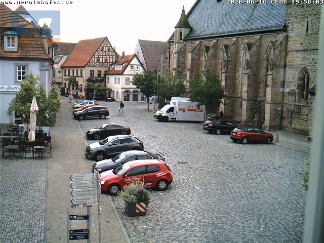 Archiv Foto Webcam Gerolzhofen Marktplatz