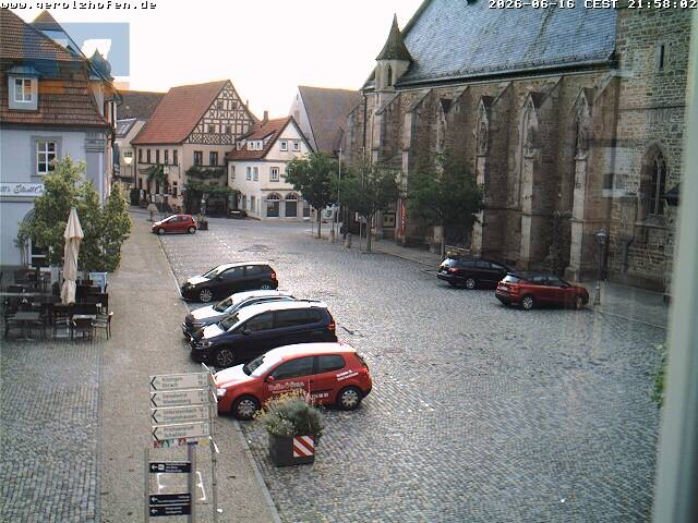 Archived image Webcam Gerolzhofen: Market Place