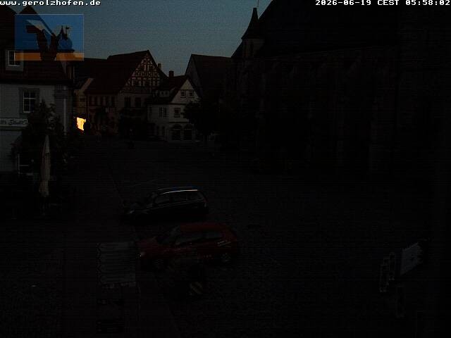 Archiv Foto Webcam Gerolzhofen Marktplatz