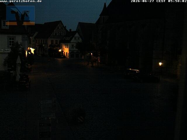 Archiv Foto Webcam Gerolzhofen Marktplatz
