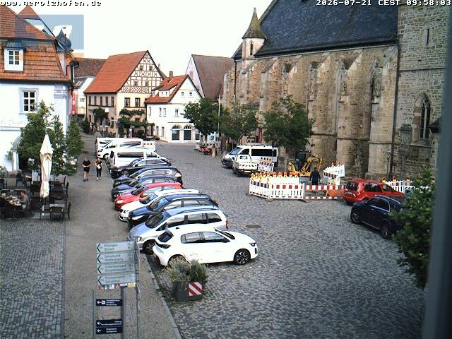 Archiv Foto Webcam Gerolzhofen Marktplatz