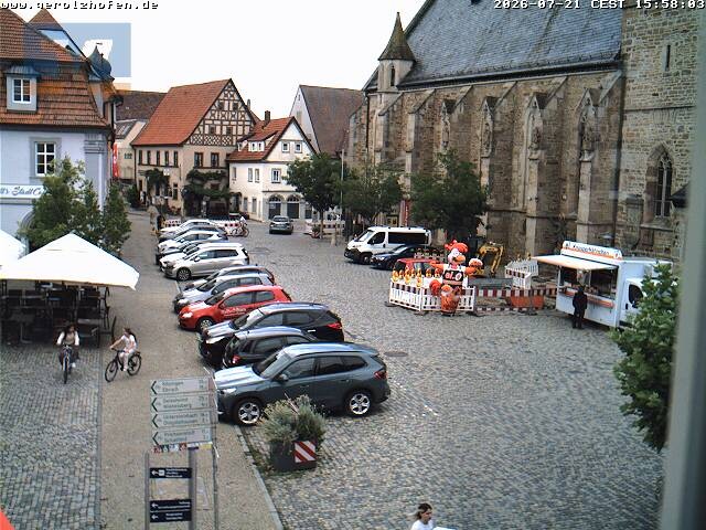 Archiv Foto Webcam Gerolzhofen Marktplatz