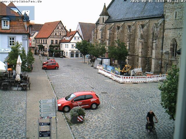 Archiv Foto Webcam Gerolzhofen Marktplatz