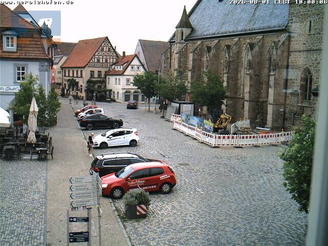 Archiv Foto Webcam Gerolzhofen Marktplatz