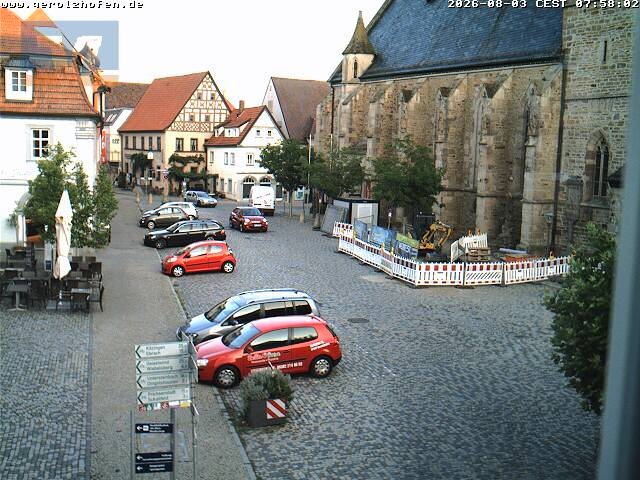 Archiv Foto Webcam Gerolzhofen Marktplatz