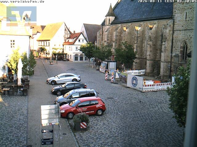 Archiv Foto Webcam Gerolzhofen Marktplatz