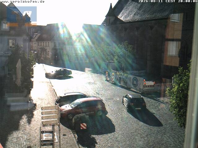 Archiv Foto Webcam Gerolzhofen Marktplatz