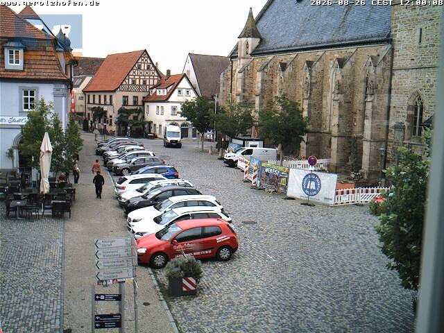 Archived image Webcam Gerolzhofen: Market Place