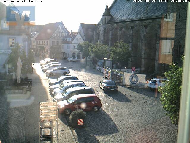 Archived image Webcam Gerolzhofen: Market Place