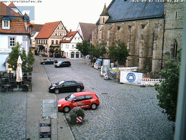 Archiv Foto Webcam Gerolzhofen Marktplatz