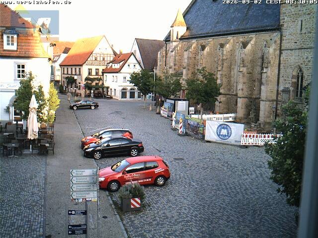Archiv Foto Webcam Gerolzhofen Marktplatz