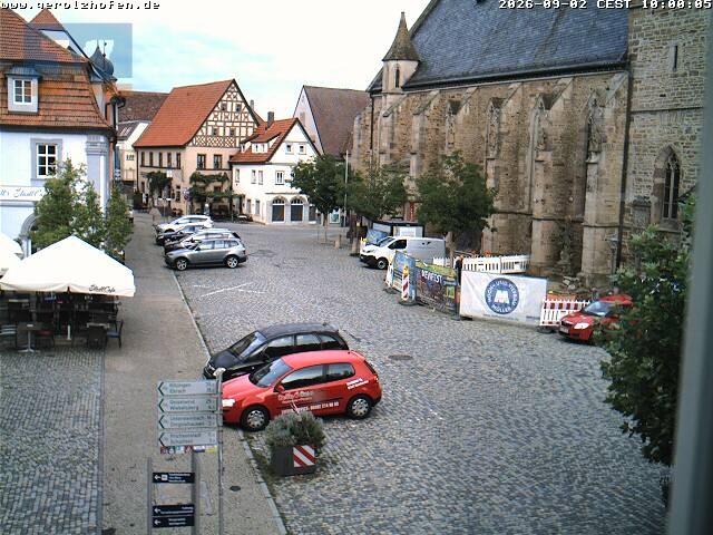 Archiv Foto Webcam Gerolzhofen Marktplatz