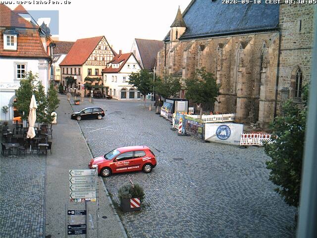 Archived image Webcam Gerolzhofen: Market Place