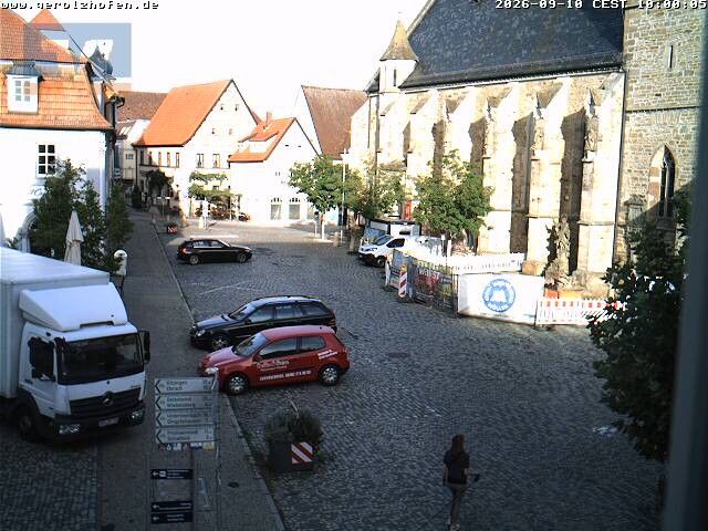 Archived image Webcam Gerolzhofen: Market Place