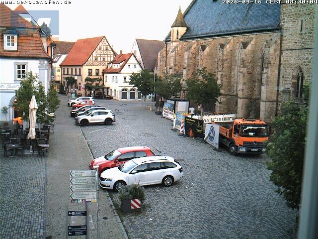 Archiv Foto Webcam Gerolzhofen Marktplatz
