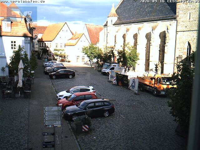 Archiv Foto Webcam Gerolzhofen Marktplatz