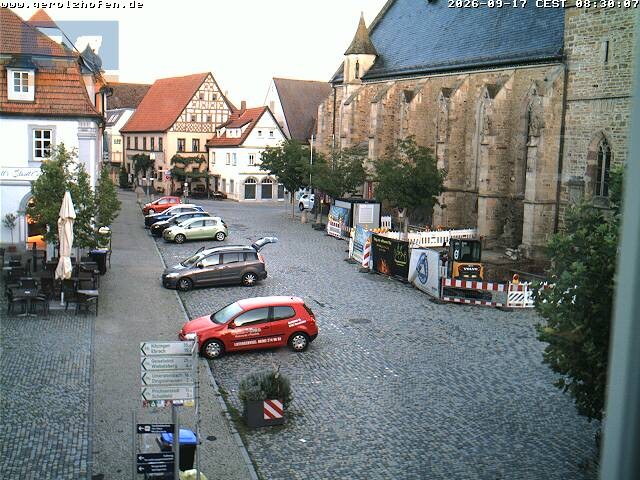 Archived image Webcam Gerolzhofen: Market Place