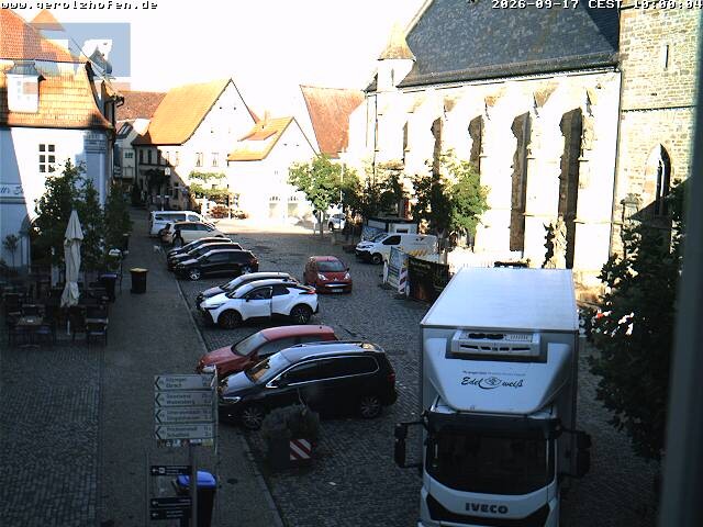 Archived image Webcam Gerolzhofen: Market Place