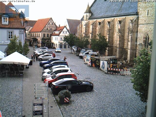 Archived image Webcam Gerolzhofen: Market Place