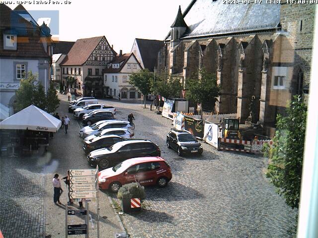 Archived image Webcam Gerolzhofen: Market Place