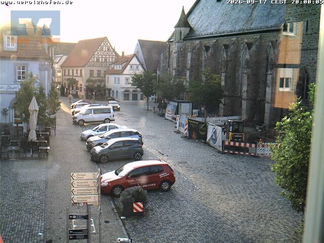 Archived image Webcam Gerolzhofen: Market Place