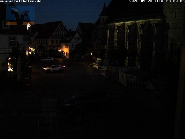Archiv Foto Webcam Gerolzhofen Marktplatz