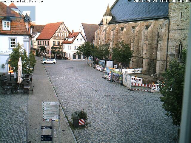 Archiv Foto Webcam Gerolzhofen Marktplatz