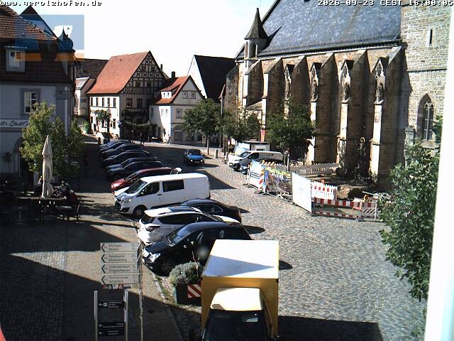 Archiv Foto Webcam Gerolzhofen Marktplatz