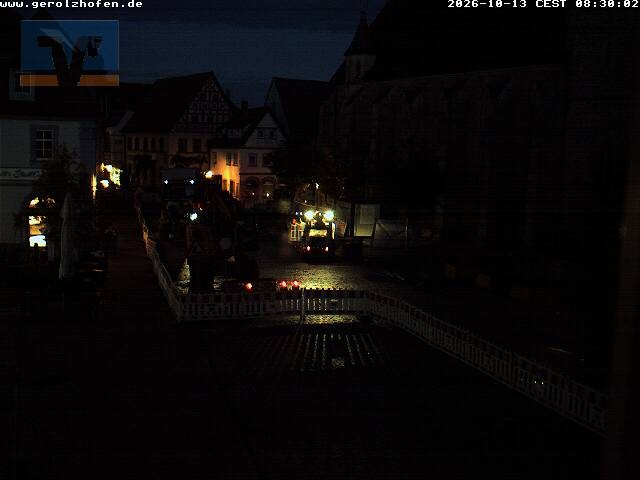 Archiv Foto Webcam Gerolzhofen Marktplatz