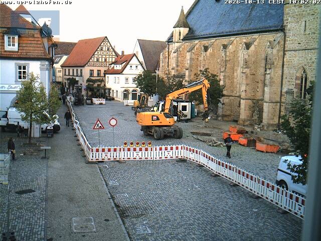 Archiv Foto Webcam Gerolzhofen Marktplatz