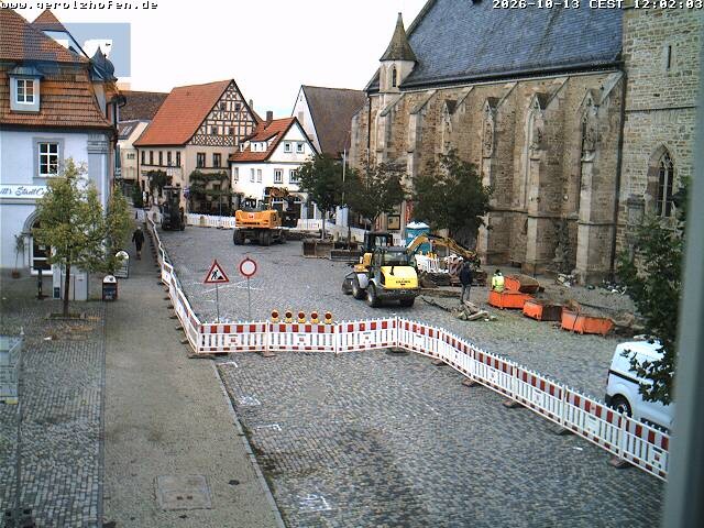 Archiv Foto Webcam Gerolzhofen Marktplatz