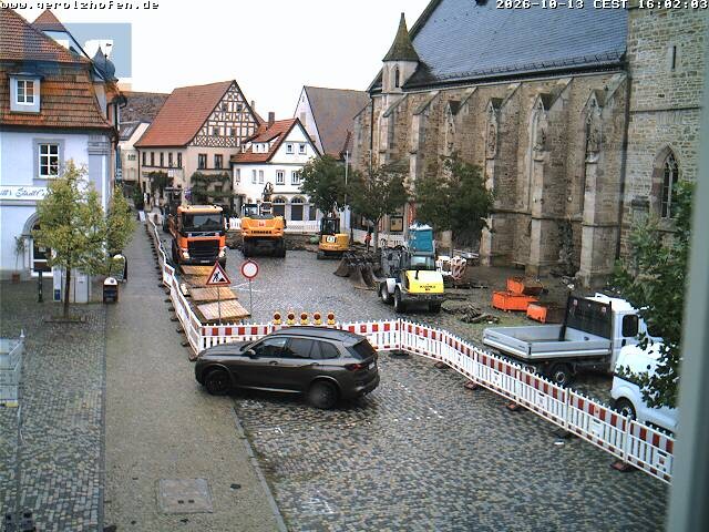 Archiv Foto Webcam Gerolzhofen Marktplatz