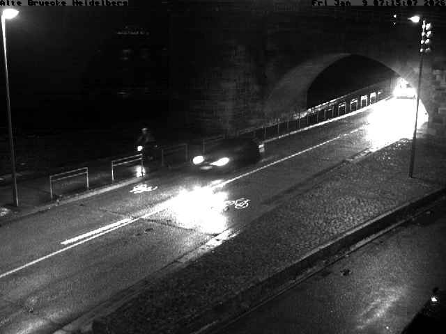 Archiv Foto Webcam Heidelberg: Alte Brücke am Neckar