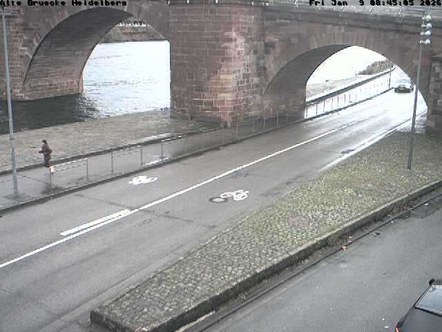 Archiv Foto Webcam Heidelberg: Alte Brücke am Neckar