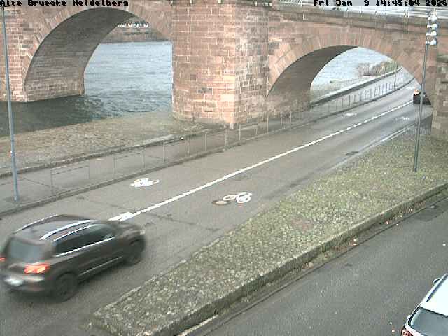 Archiv Foto Webcam Heidelberg: Alte Brücke am Neckar