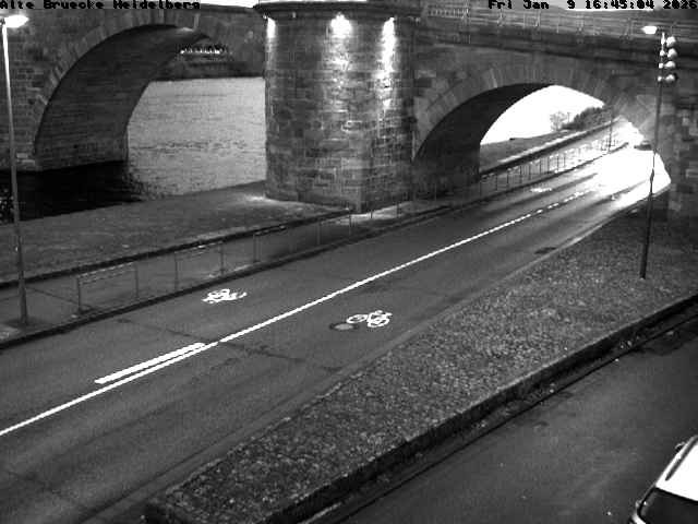 Archiv Foto Webcam Heidelberg: Alte Brücke am Neckar