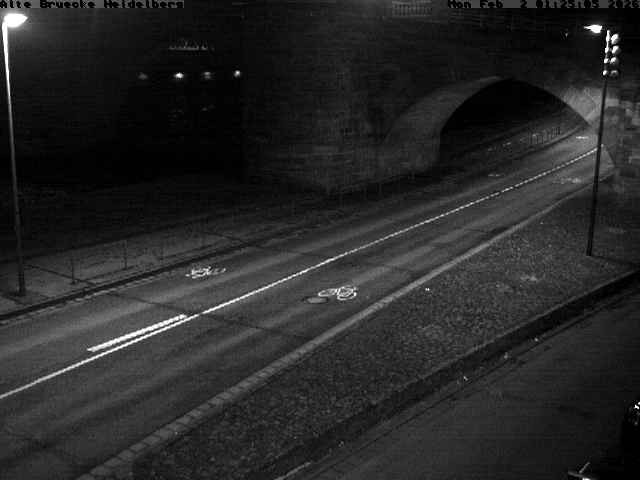 Archived image Webcam Heidelberg: Old Bridge